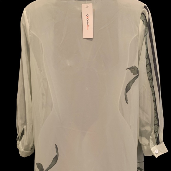 OS Order Robe Beige Plus Size Maxi New With Tags Size Medium - Picture 7 of 8